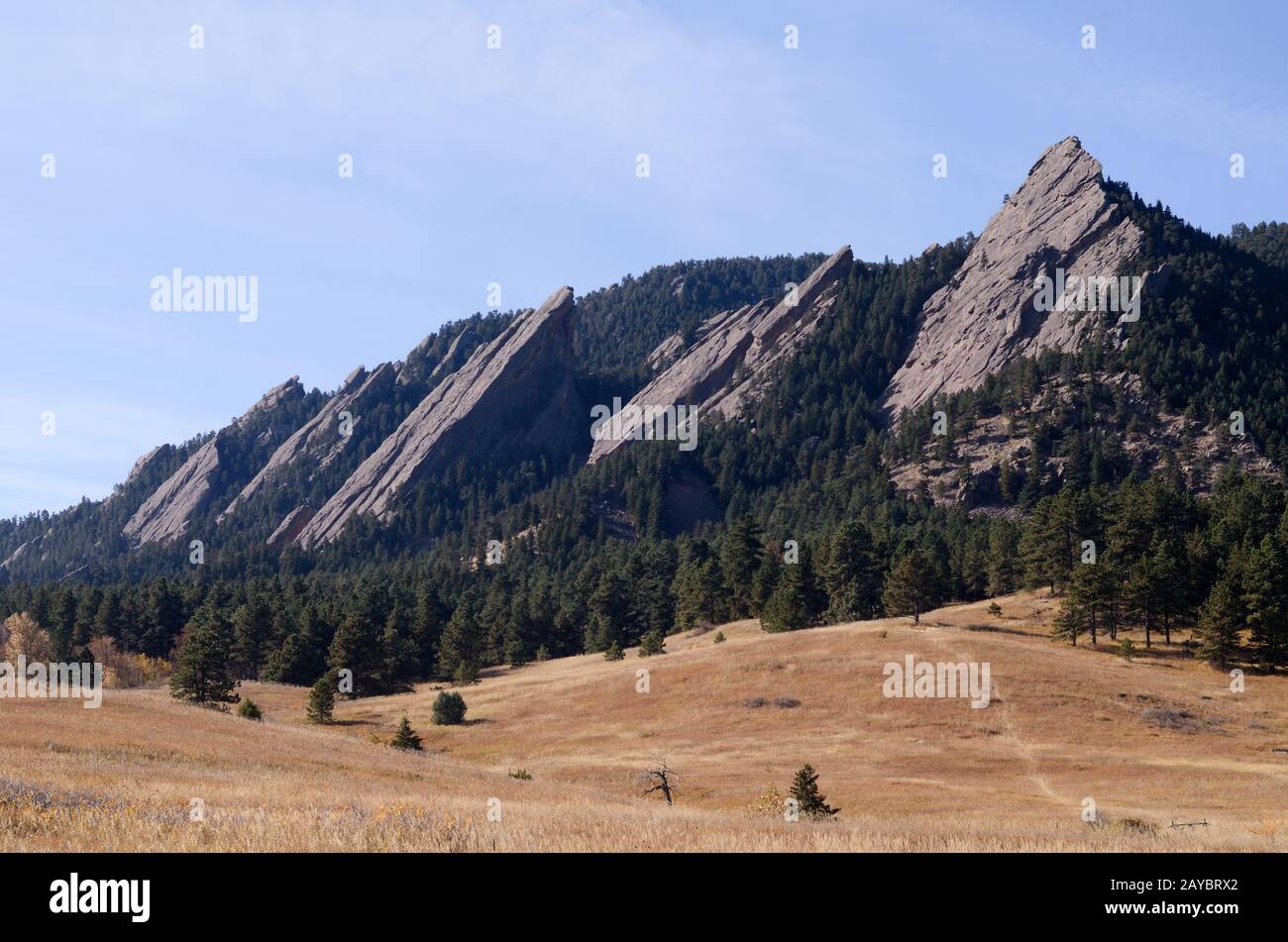 Flatirons, Boul∂Er, Colorado Foto Stock