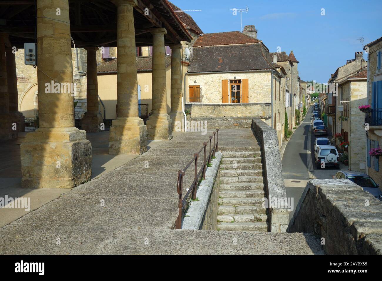 Notre Dame de l'Assomption a Villefranche Foto Stock