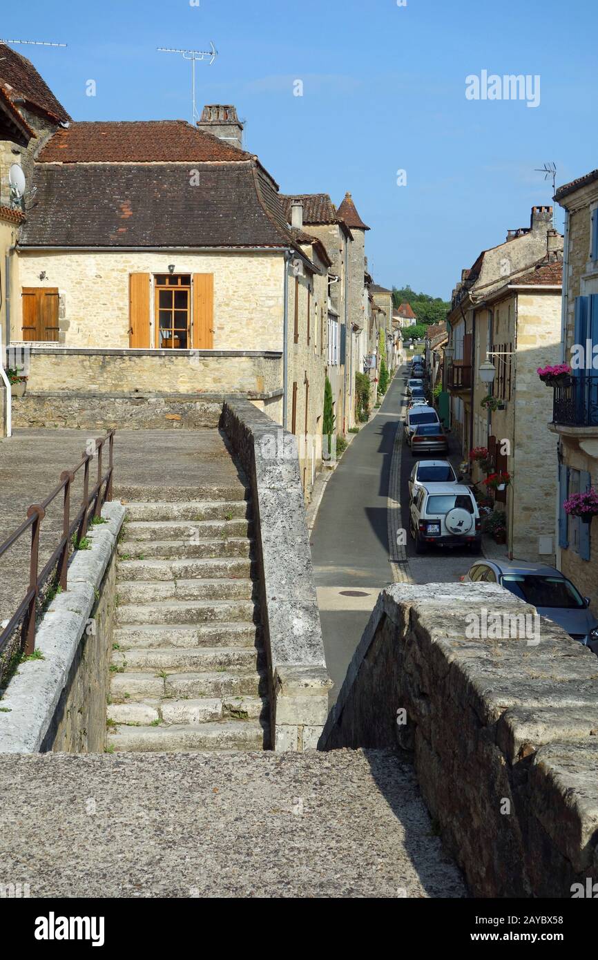 Notre Dame de l'Assomption a Villefranche Foto Stock