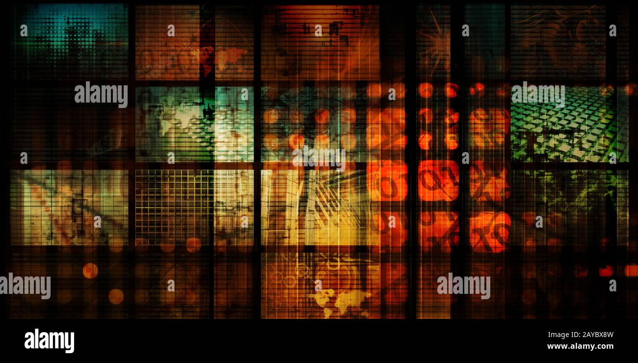 Web scuro Foto Stock