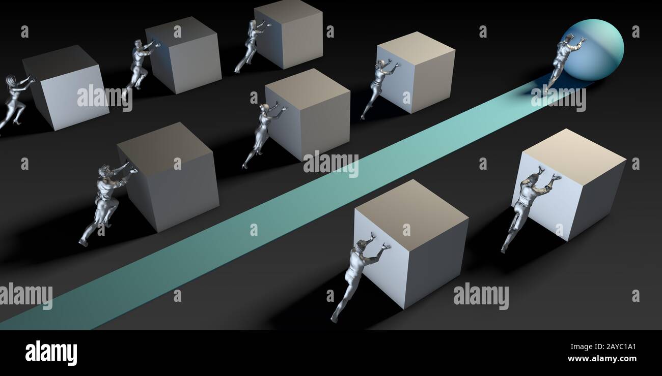 Pensiero strategico Foto Stock