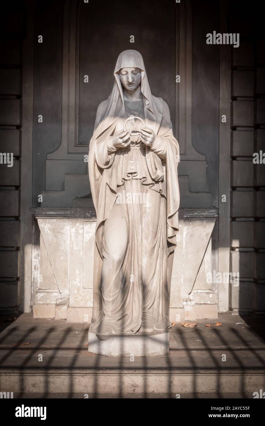 Statua della Madonna Foto Stock