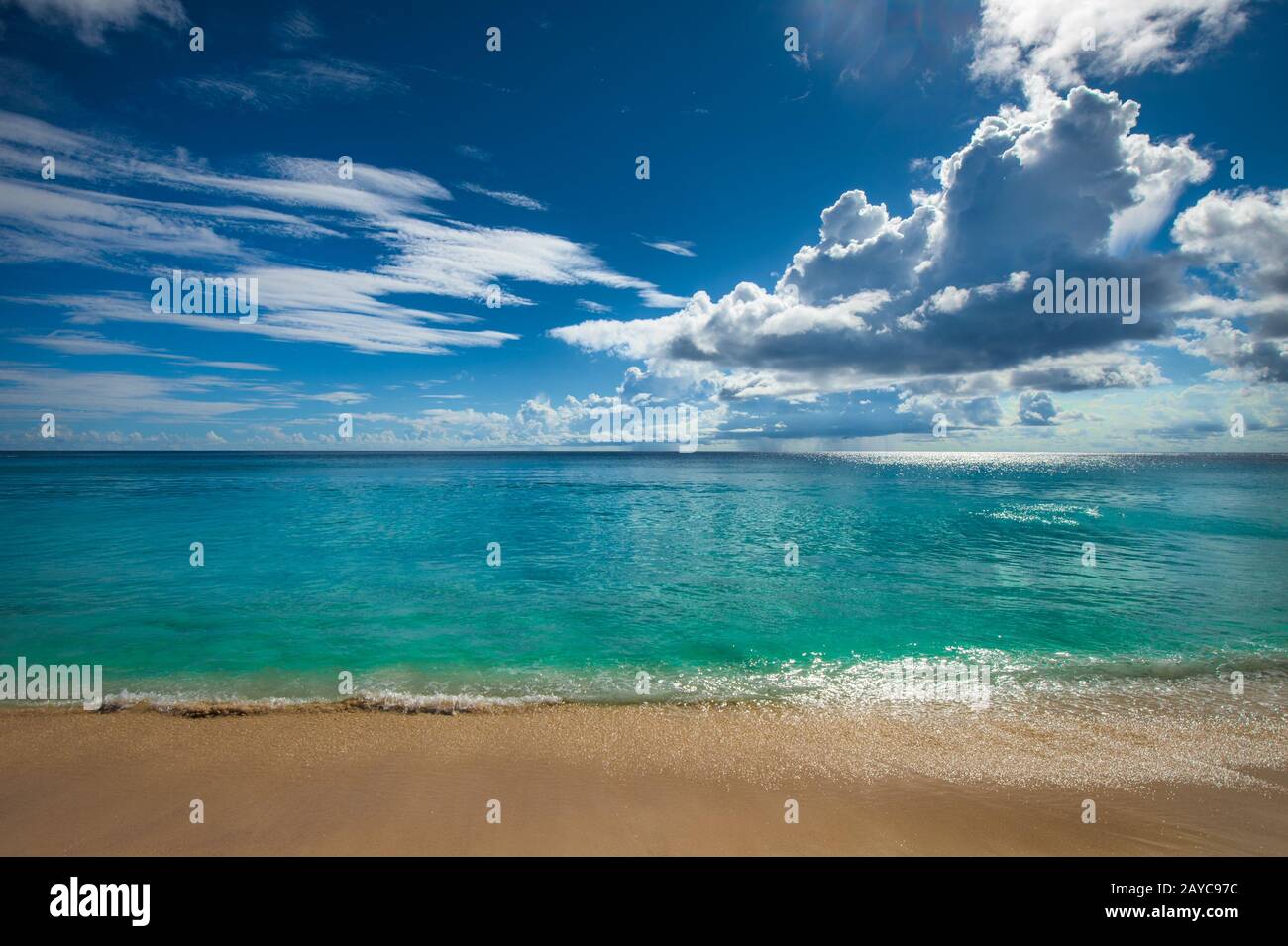 Tropical Island Beach. Vacanza perfetta dello sfondo. Foto Stock