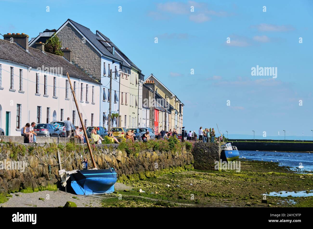 Il Claddagh Galway in Galway, Irlanda. Destinazione di viaggio. Foto Stock