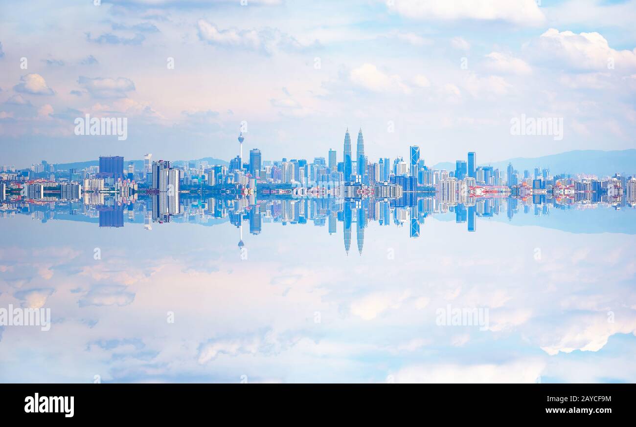Kuala Lumpur skyline della città Foto Stock