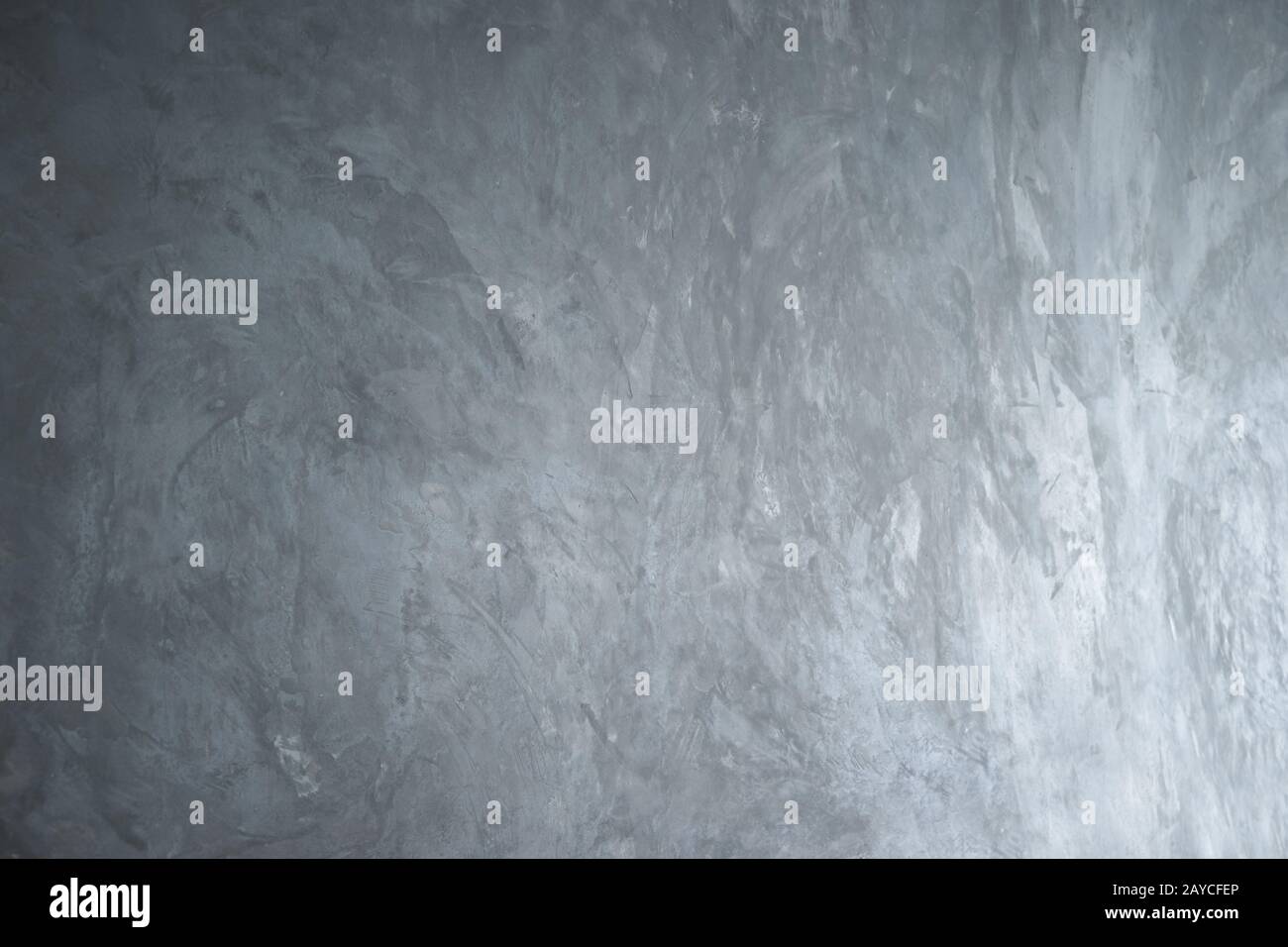 Pavimento di cemento vuoto e muro di calcestruzzo Foto Stock