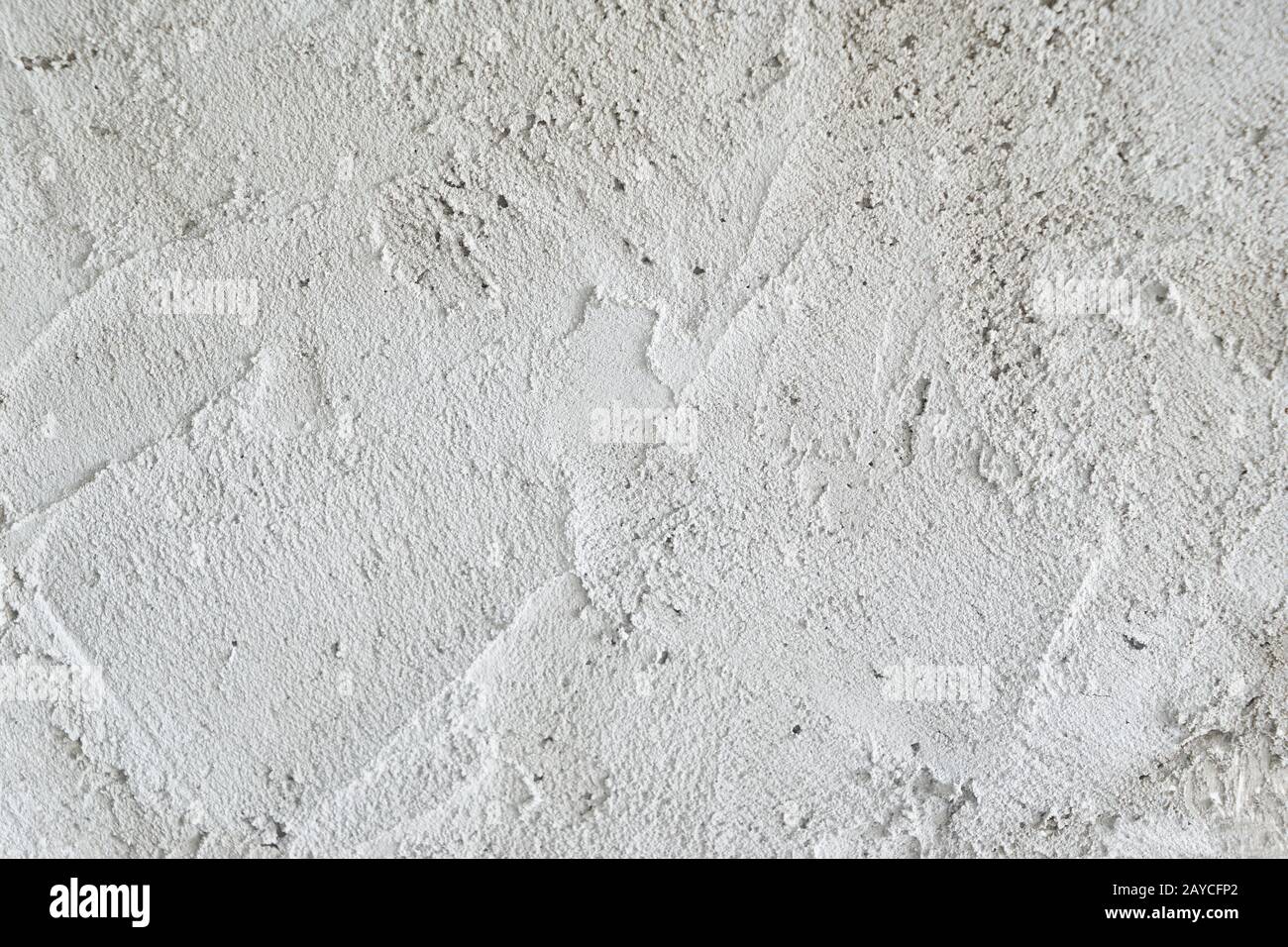 Pavimento di cemento vuoto e muro di calcestruzzo Foto Stock