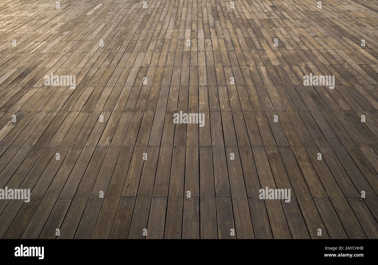 tessitura di legno assi pavimento Foto Stock