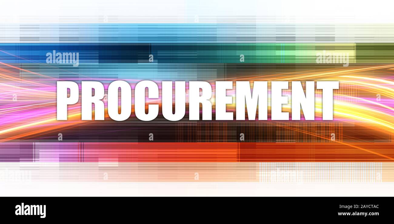 Concetto aziendale di approvvigionamento Foto Stock