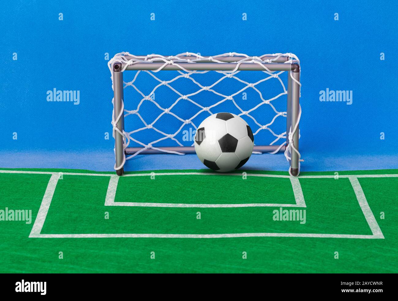 Toy campo di calcio e di gate Foto Stock