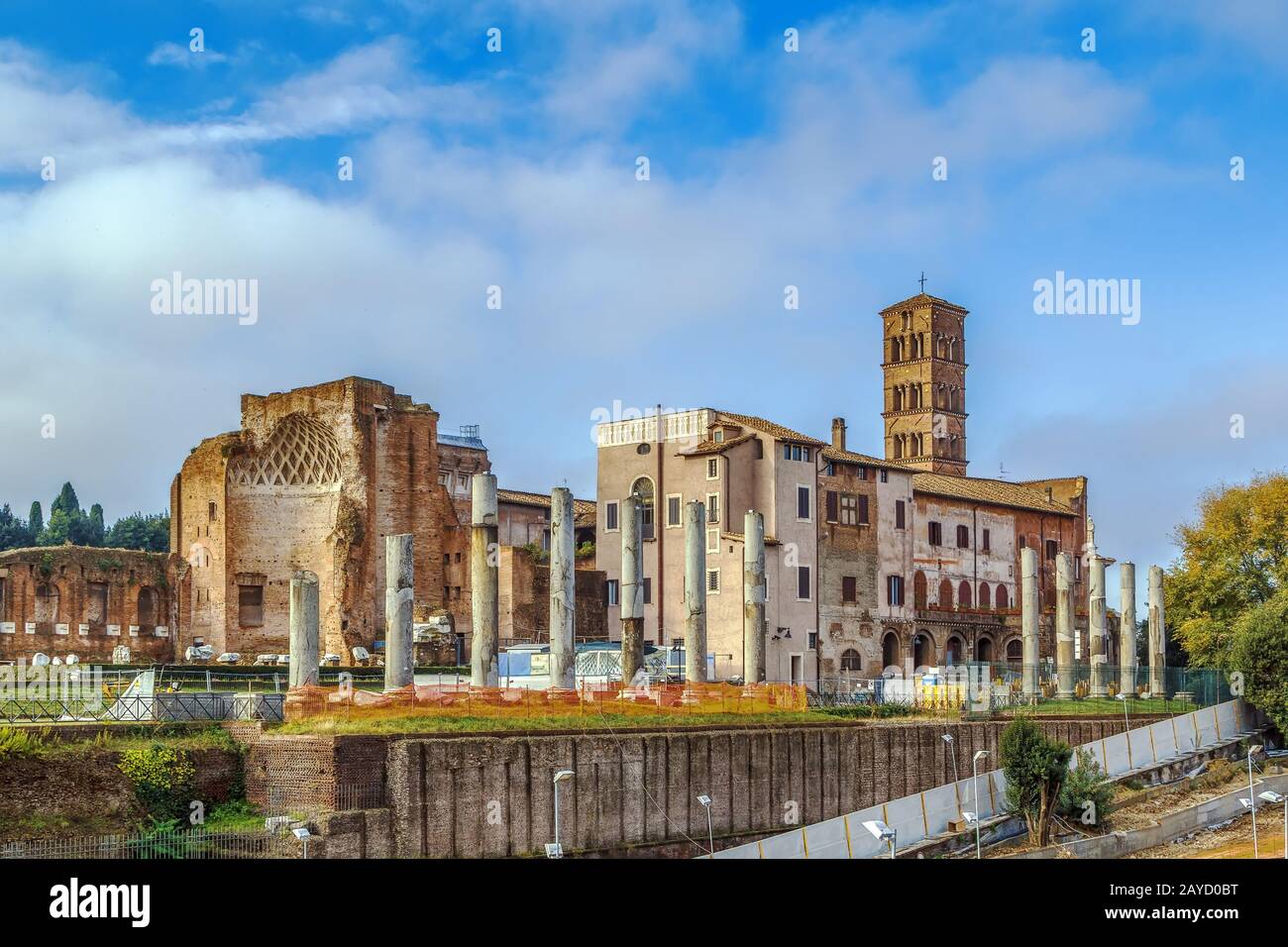 Tempio di Venere e Roma, Roma Foto Stock