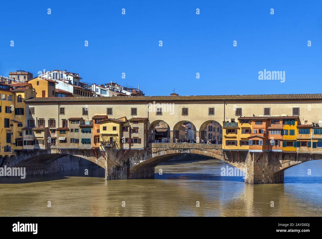 Ponte Vecchio, Firenze, Italia Foto Stock