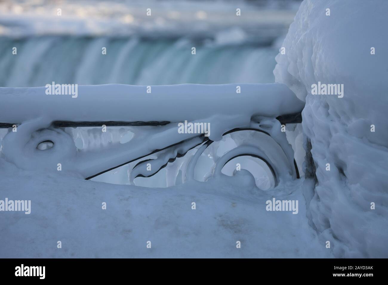 Cascate del Niagara invernali Foto Stock