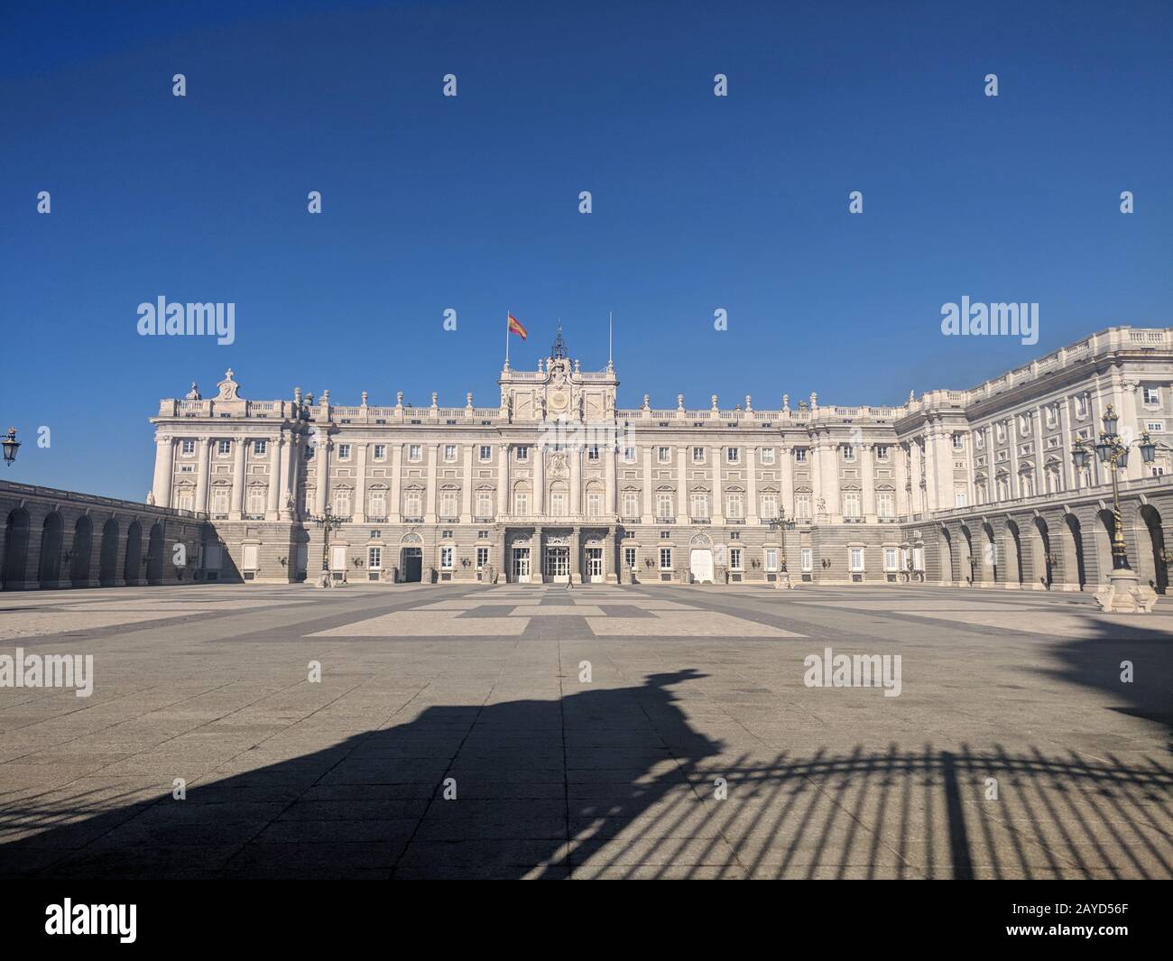 Palazzo reale di Madrid residenza ufficiale della famiglia reale spagnola , Spagna Foto Stock