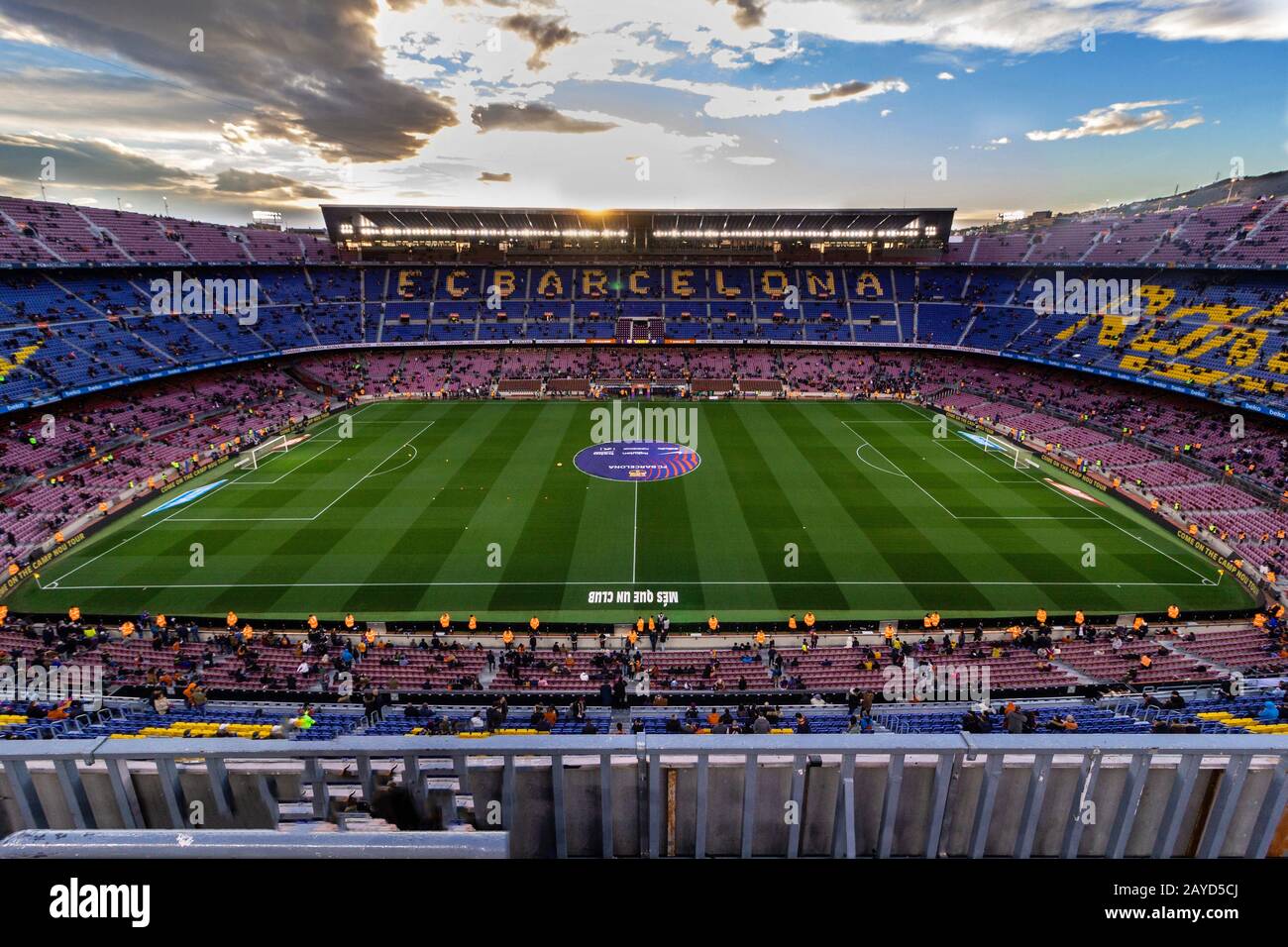 Camp Nou A Barcellona, Spagna Foto Stock