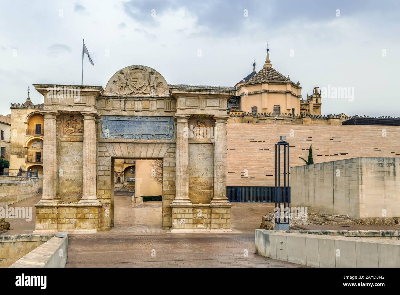 Arco trionfale a Cordoba, Spagna Foto Stock