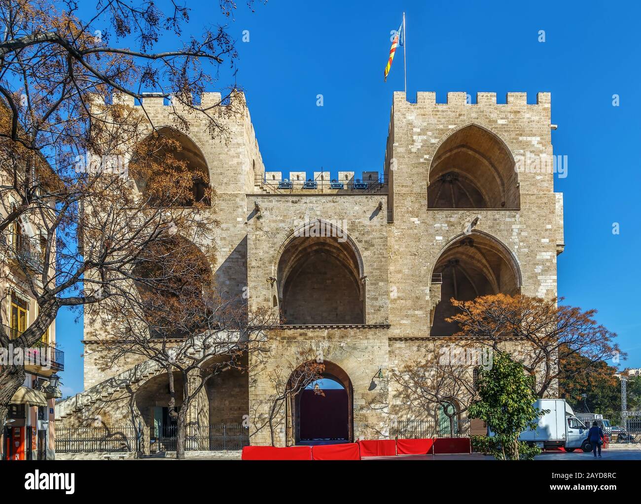 Torres de Serranos, Valencia, Spagna Foto Stock