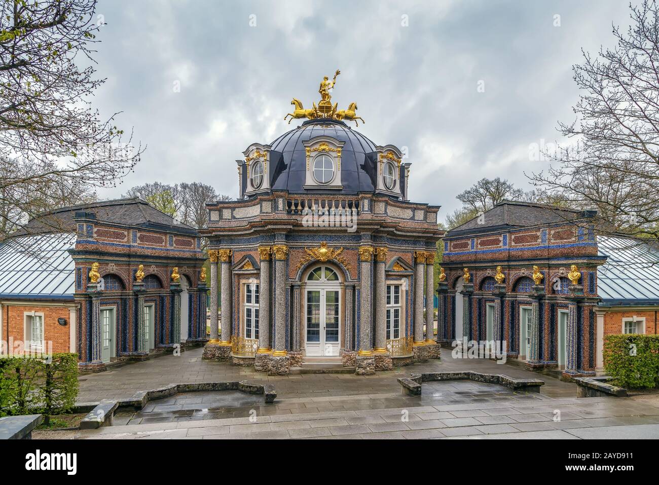 Palazzo nuovo a Hermitage, Bayreuth, Germania Foto Stock