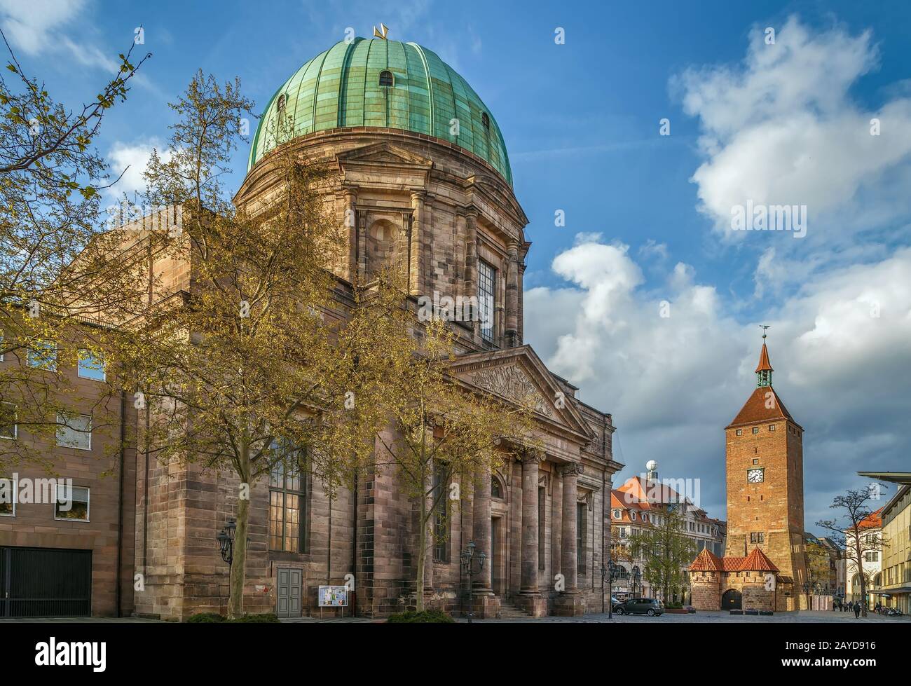Santa Elisabetta, Norimberga, Germania Foto Stock