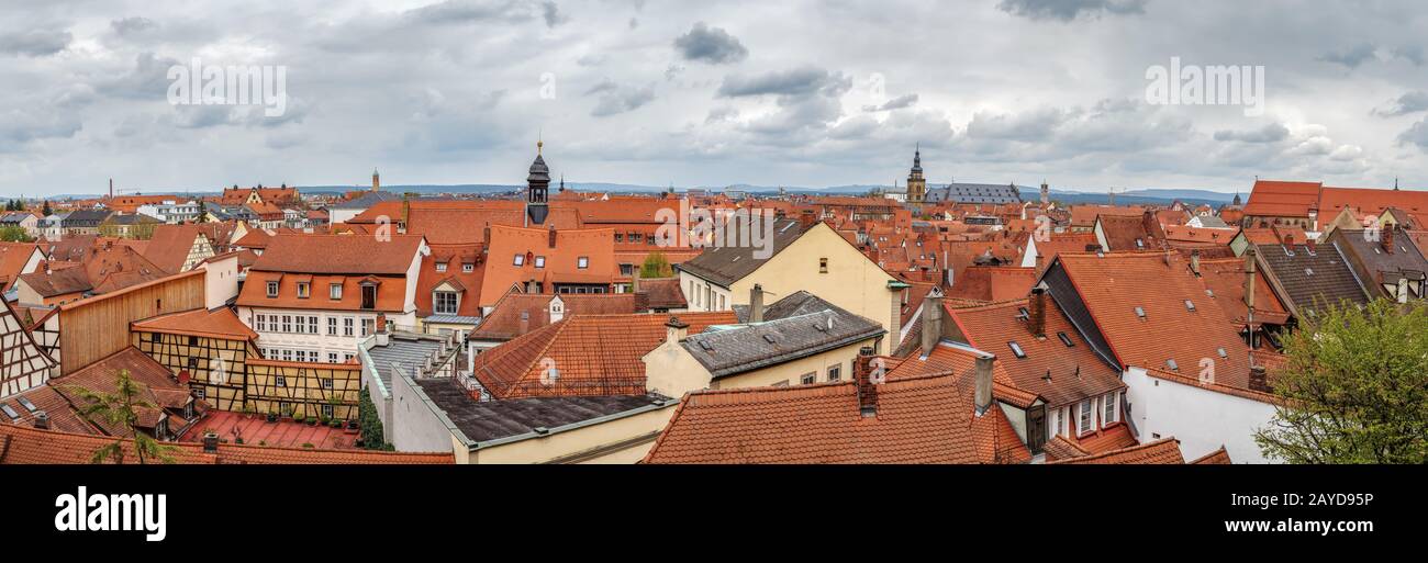 Vista di Bamberg, Germania Foto Stock