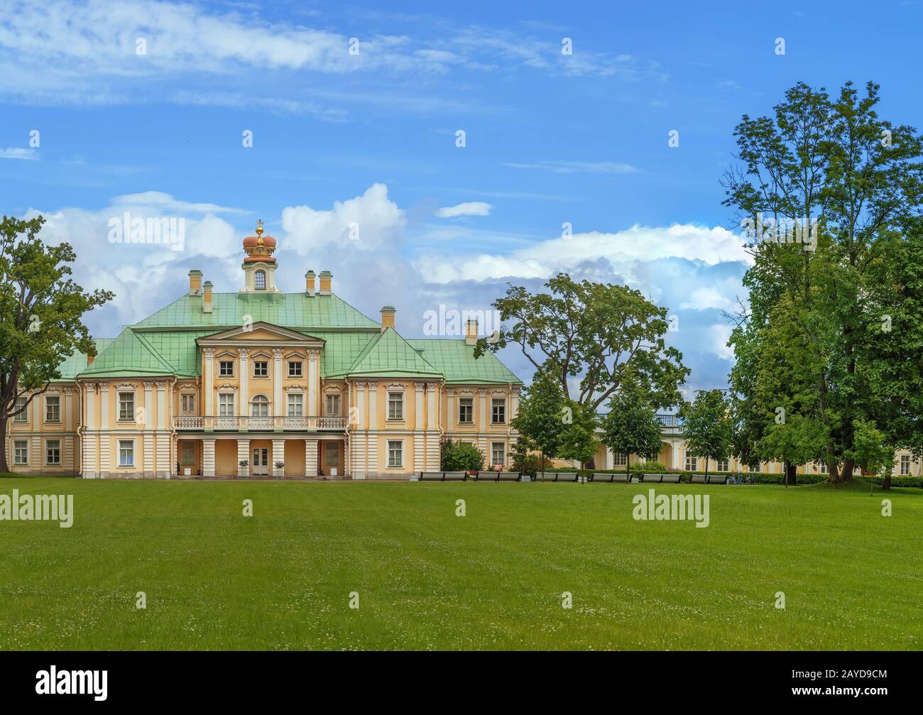Palazzo Grand Menshikov, Oranienbaum, Russia Foto Stock
