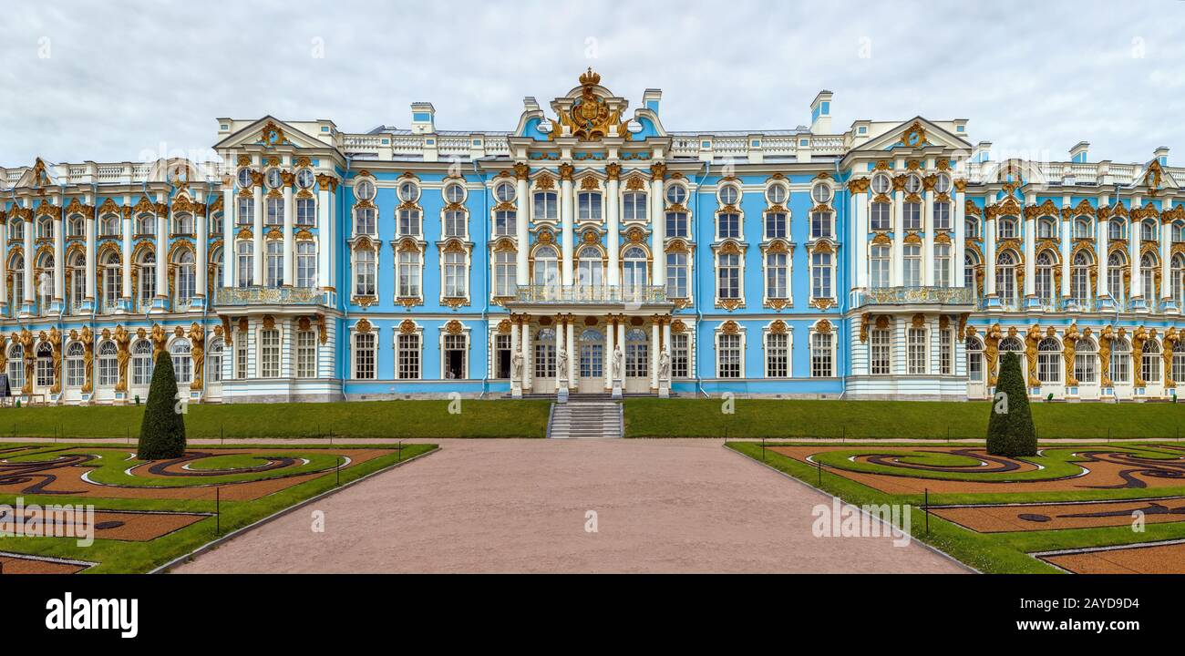 Il Palazzo di Caterina, Carskoe Selo, Russia Foto Stock