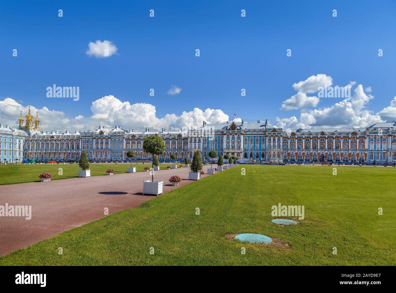 Il Palazzo di Caterina, Carskoe Selo, Russia Foto Stock