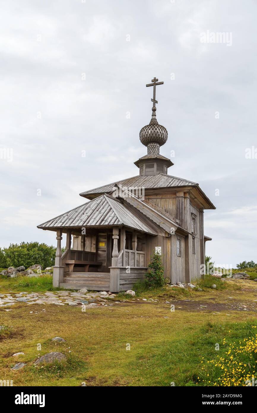 Grande isola di Zayatsky, Russia Foto Stock