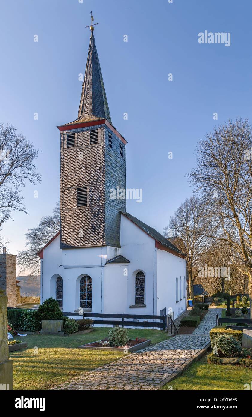 Chiesa di San Martino, Solingen-Burg, Germania Foto Stock