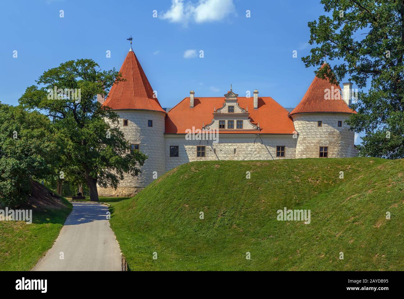 Il castello di Bauska, Lettonia Foto Stock