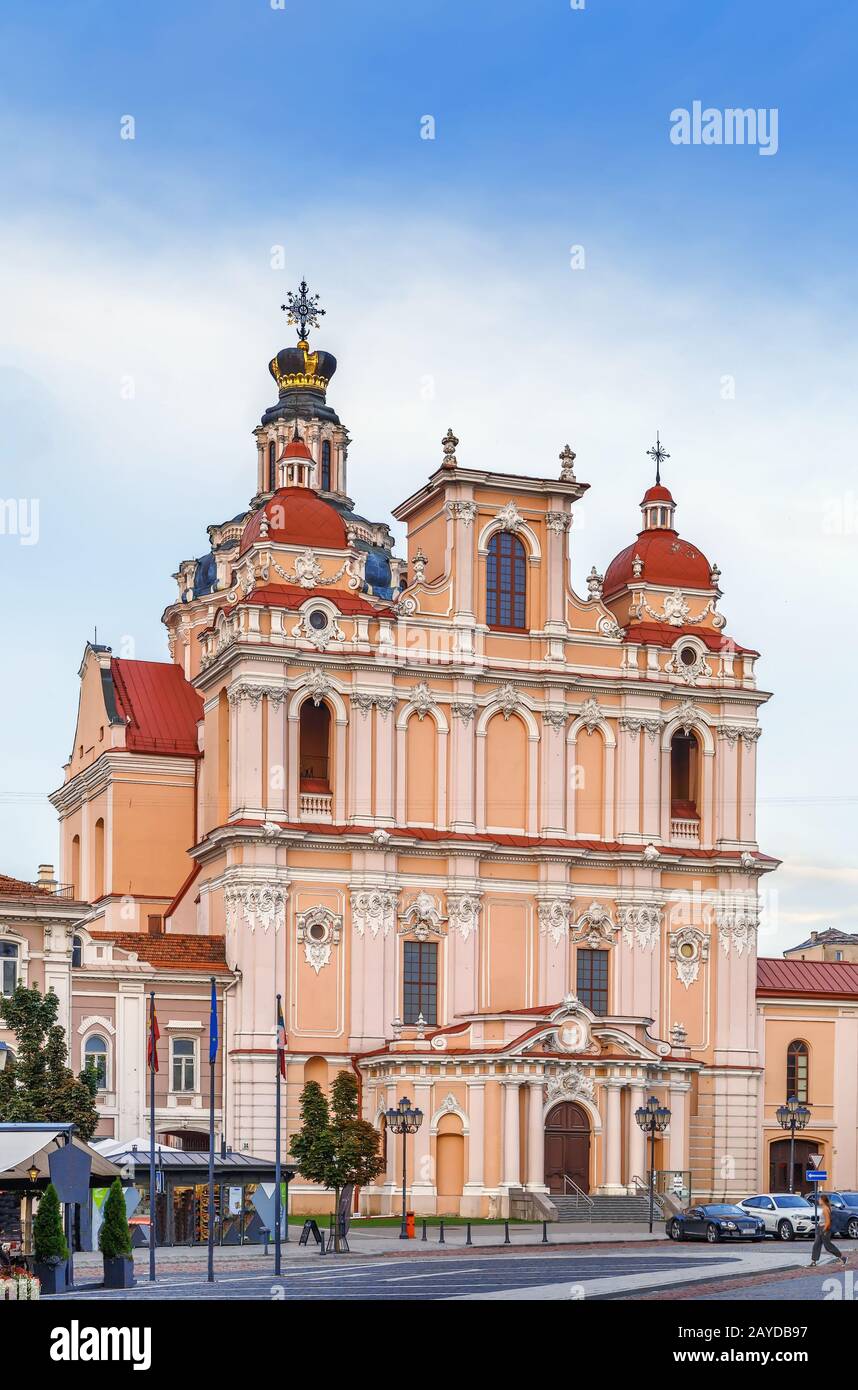 Chiesa di San Casimiro, Vilnius Foto Stock