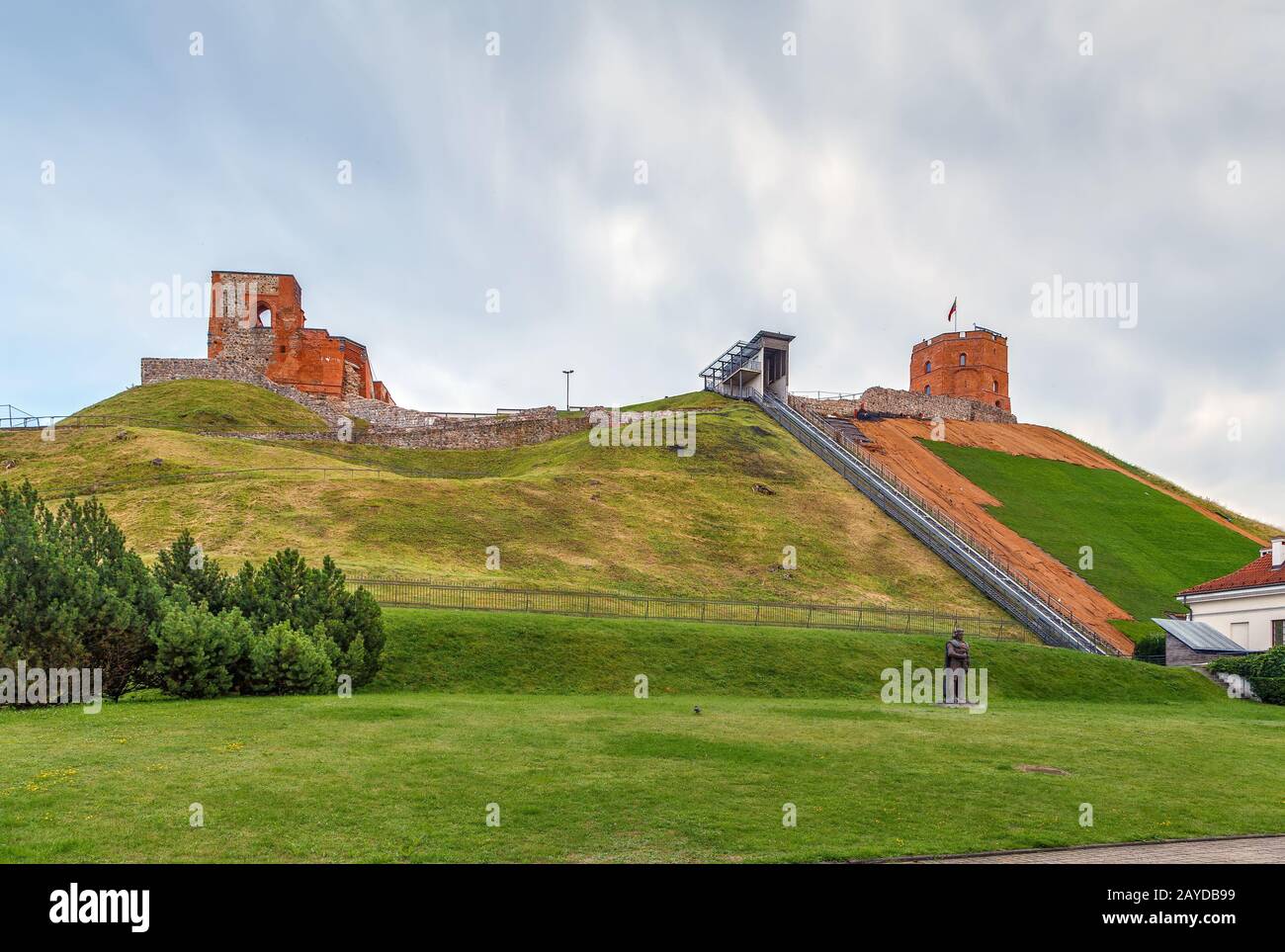 Complesso del Castello di Vilnius, Lituania Foto Stock