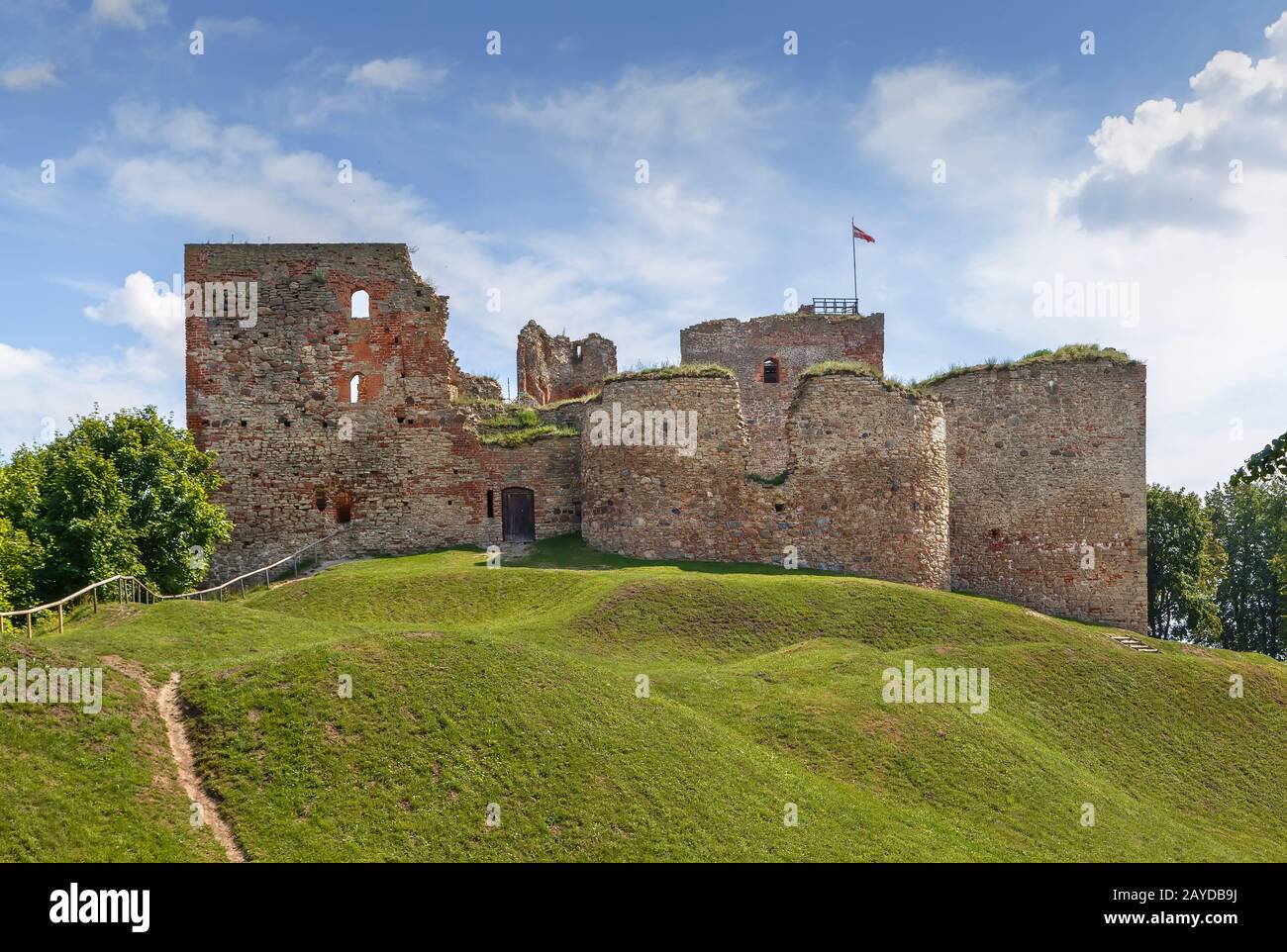Il castello di Bauska, Lettonia Foto Stock