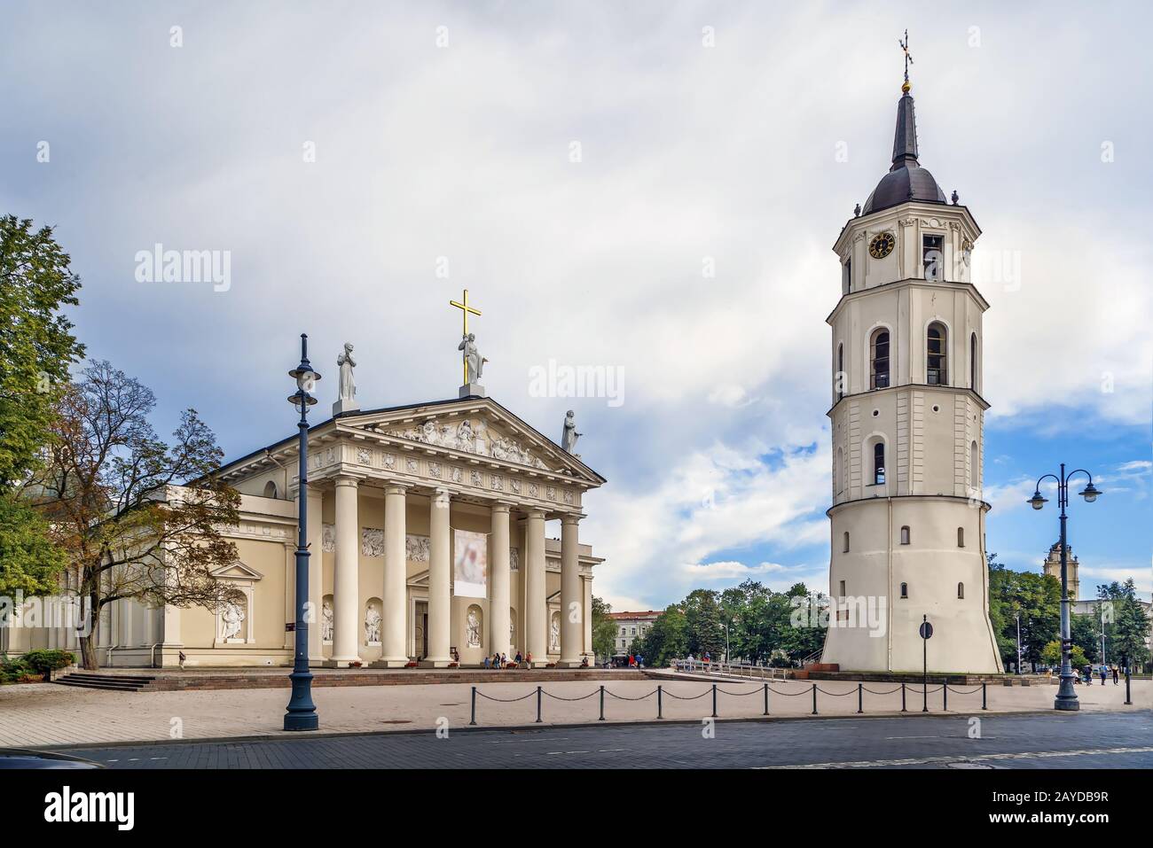 Cattedrale di Vilnius, Lituania Foto Stock