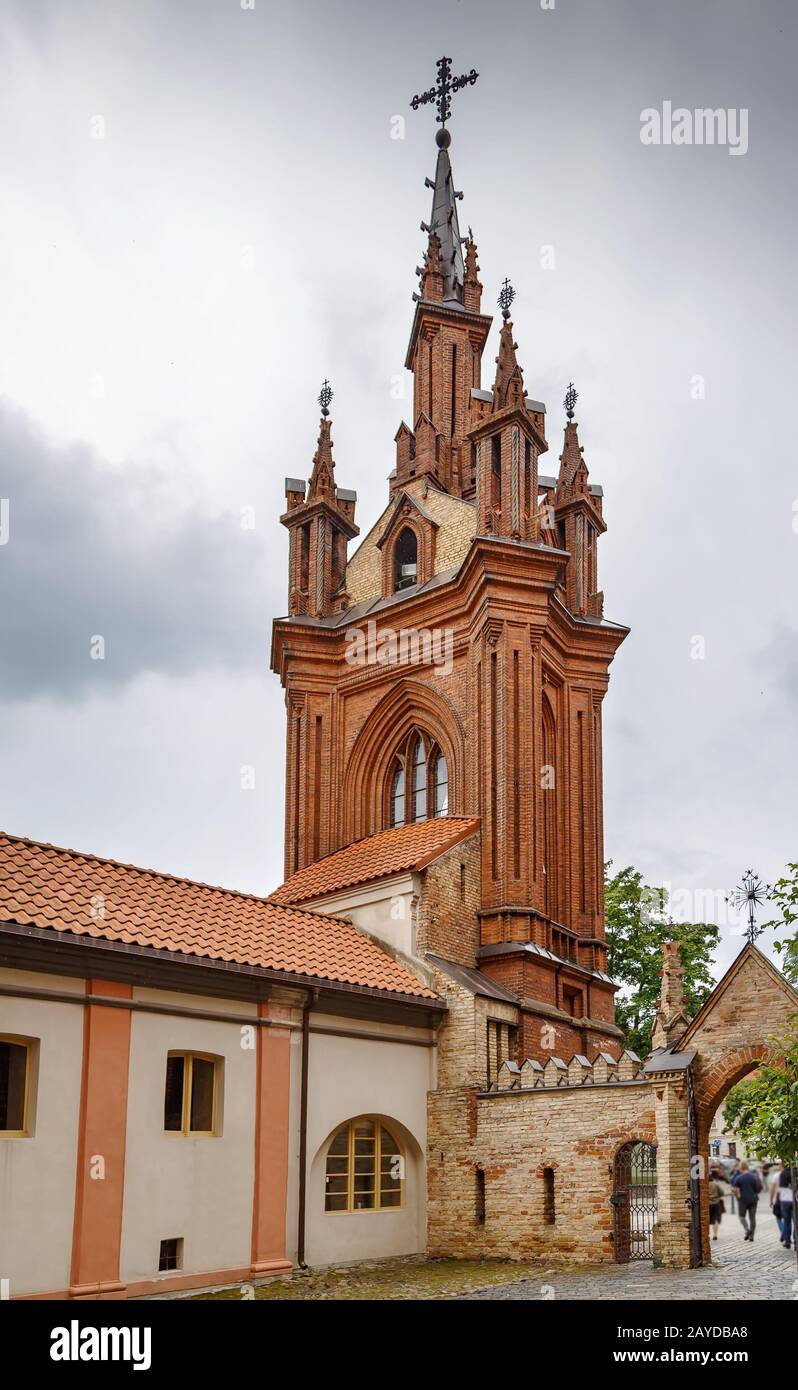 Campanile, Vilnius, Lituania Foto Stock