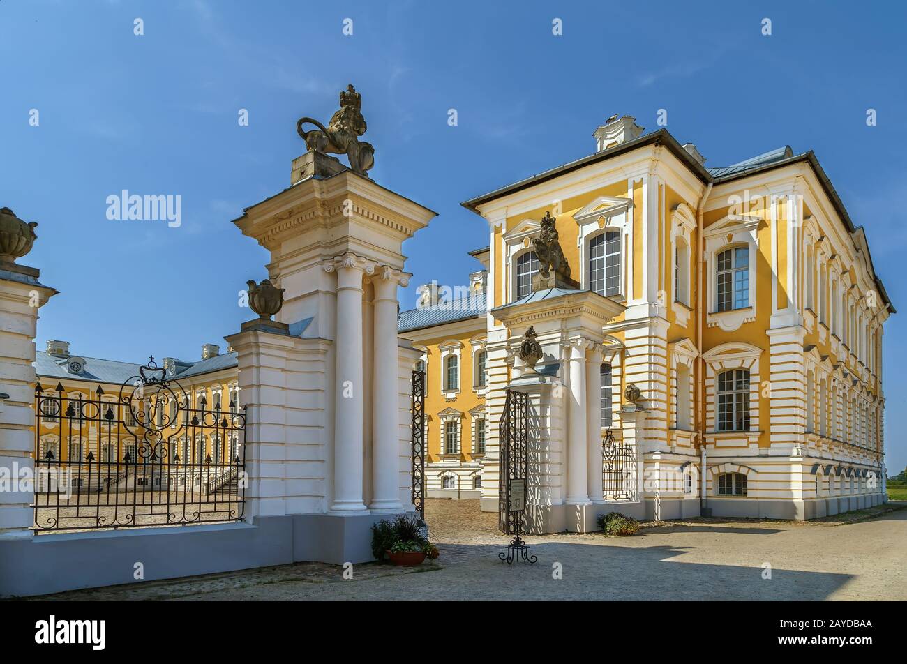 Rundale Palace, Lettonia Foto Stock