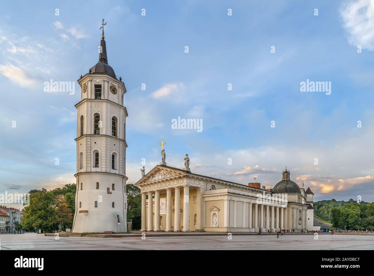 Cattedrale di Vilnius, Lituania Foto Stock