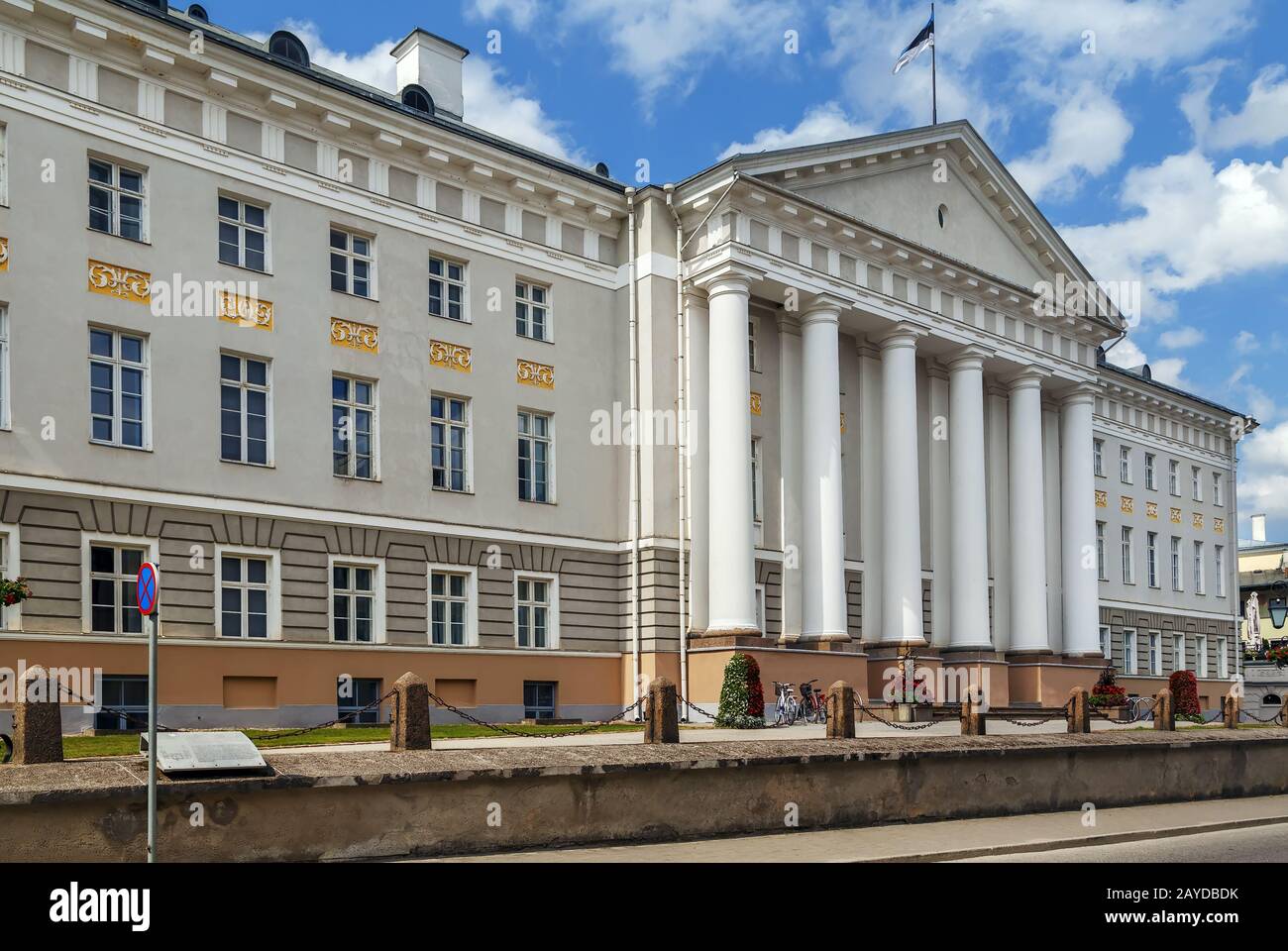 Università di Tartu edificio principale, Estonia Foto Stock