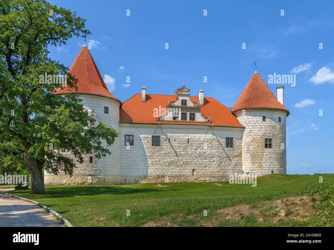 Il castello di Bauska, Lettonia Foto Stock