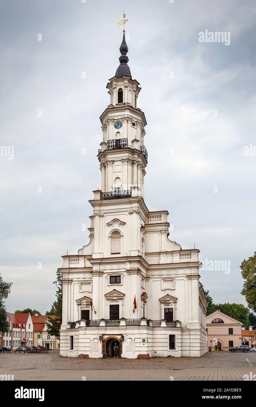 Town Hall, Kaunas, Lituania Foto Stock