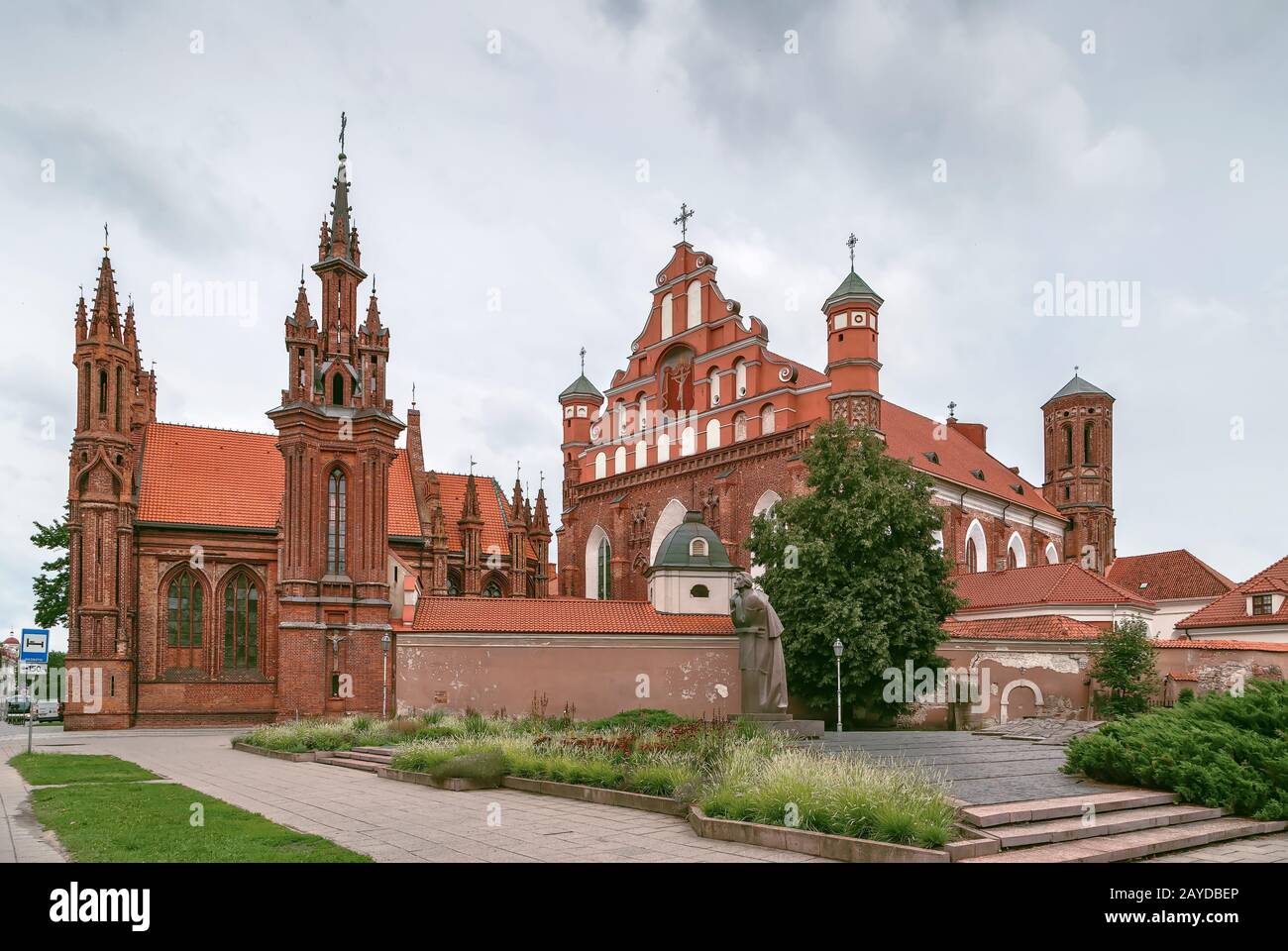 Chiesa Bernardina, Vilnius, Lituania Foto Stock