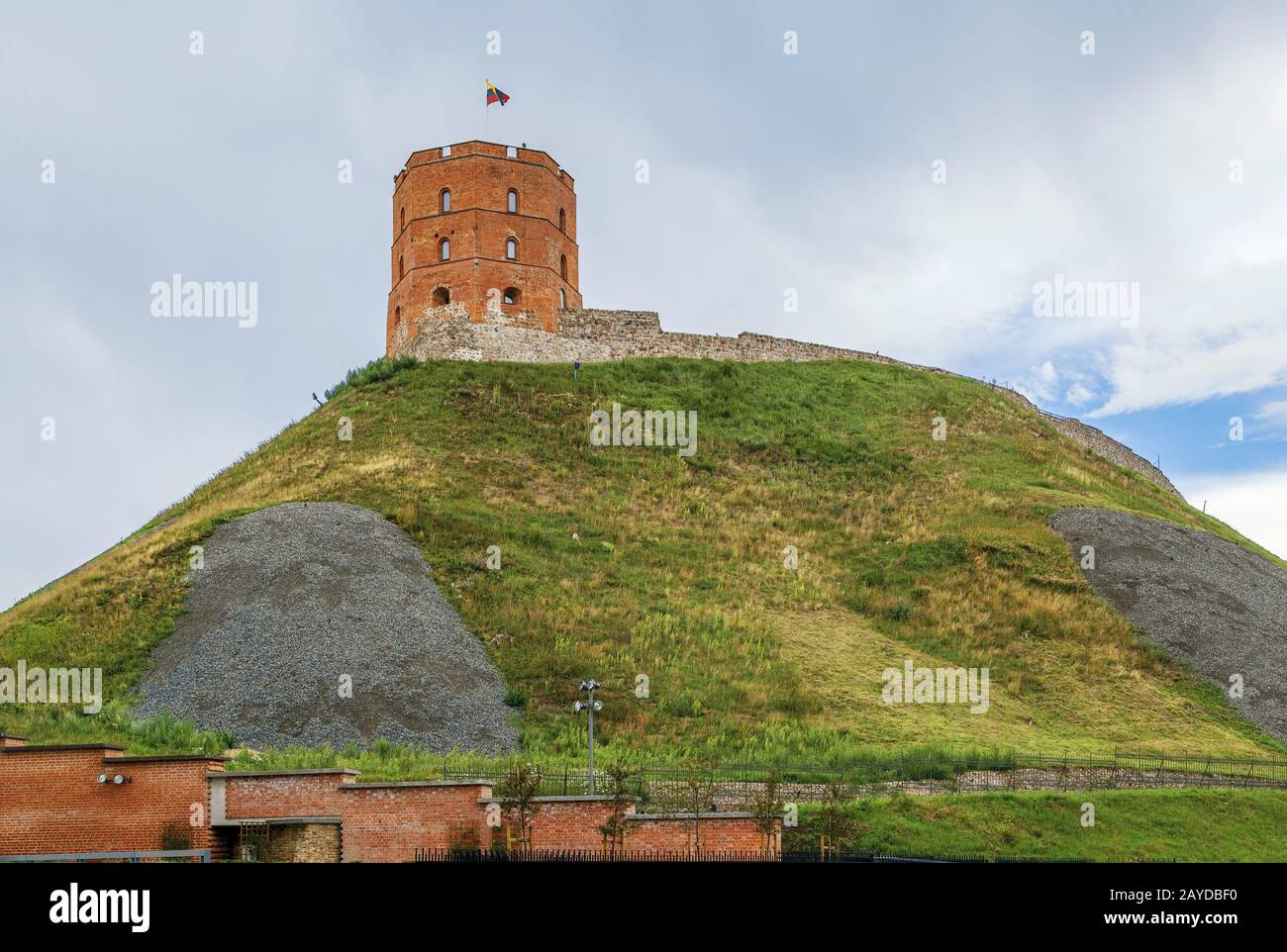 Gediminas' Torre, Vilnius, Lituania Foto Stock