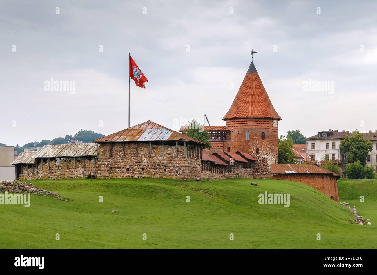 Il castello di Kaunas, Lituania Foto Stock