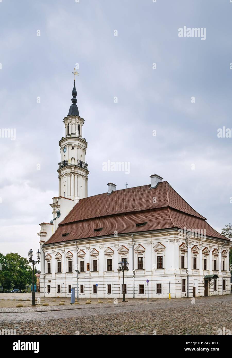 Town Hall, Kaunas, Lituania Foto Stock