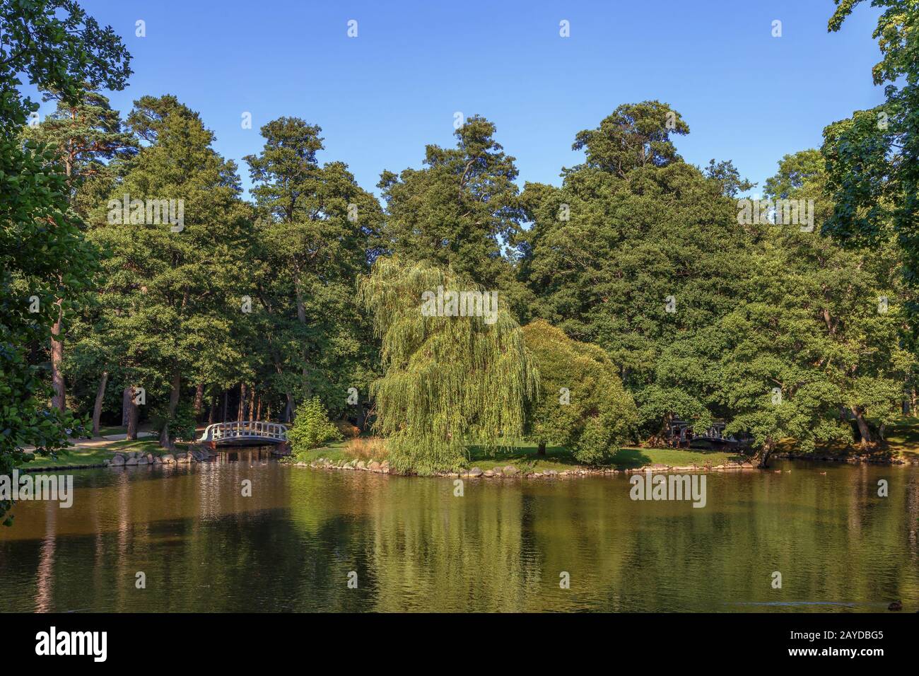 Palanga Botanical Park, Linuania Foto Stock