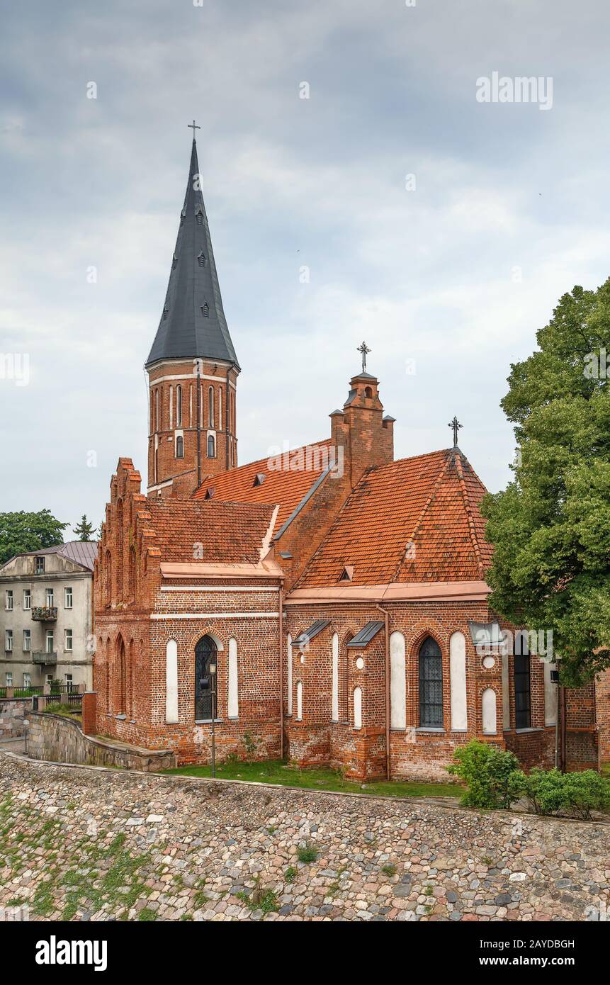 Chiesa di Vytautas il Grande, Kaunas, Lituania Foto Stock