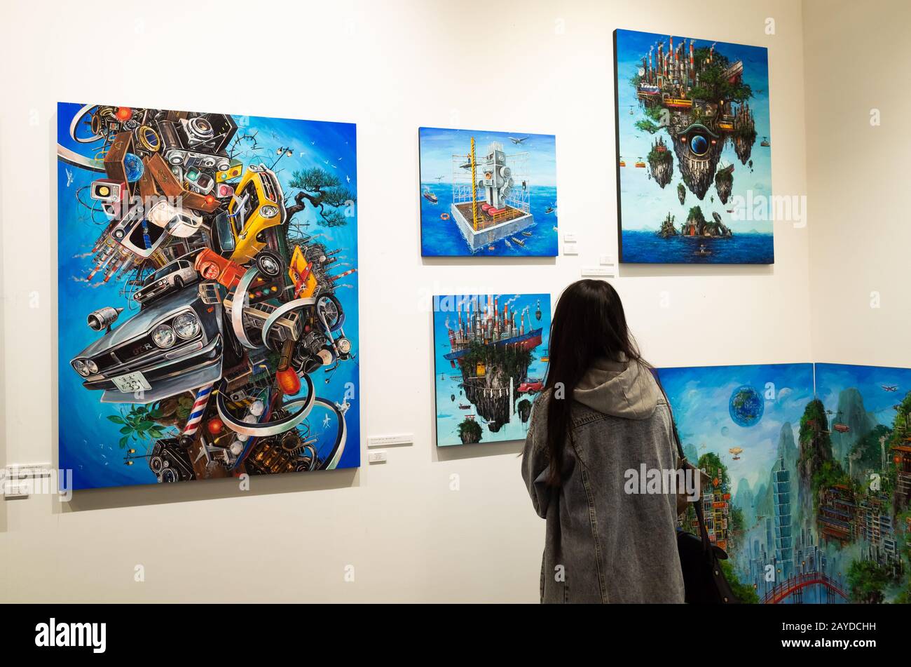 L'Art Taipei Expo è il punto di riferimento dell'Asia Foto Stock