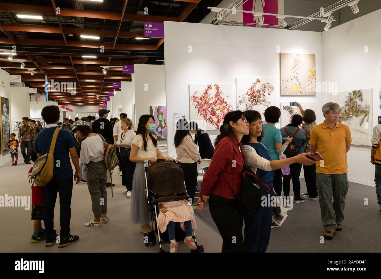 L'Art Taipei Expo è il punto di riferimento dell'Asia Foto Stock