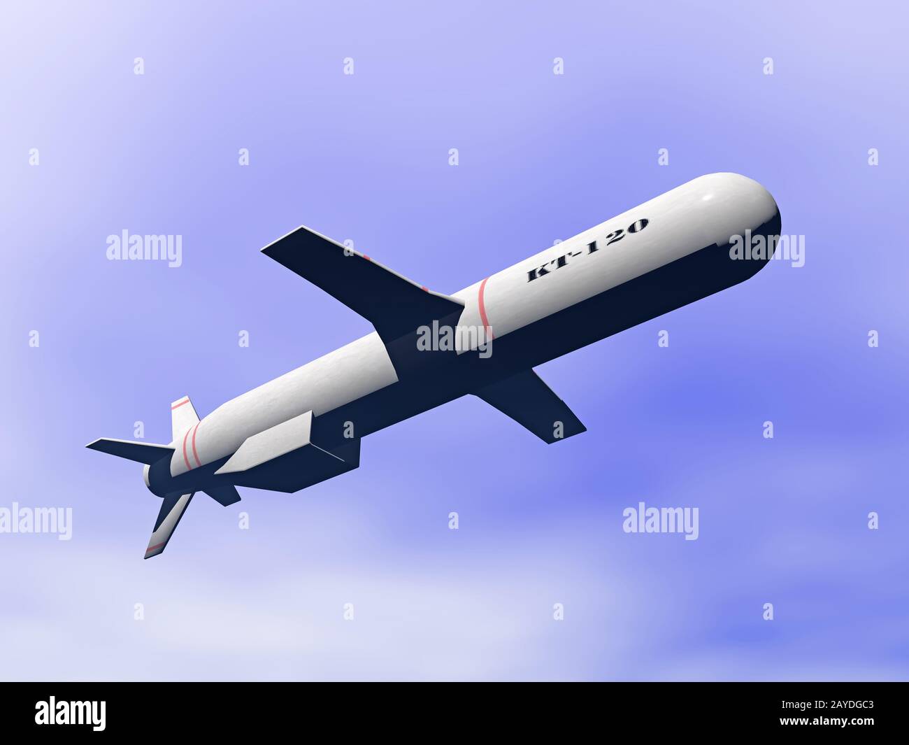 razzo telecomandato con bomba cargo Foto Stock