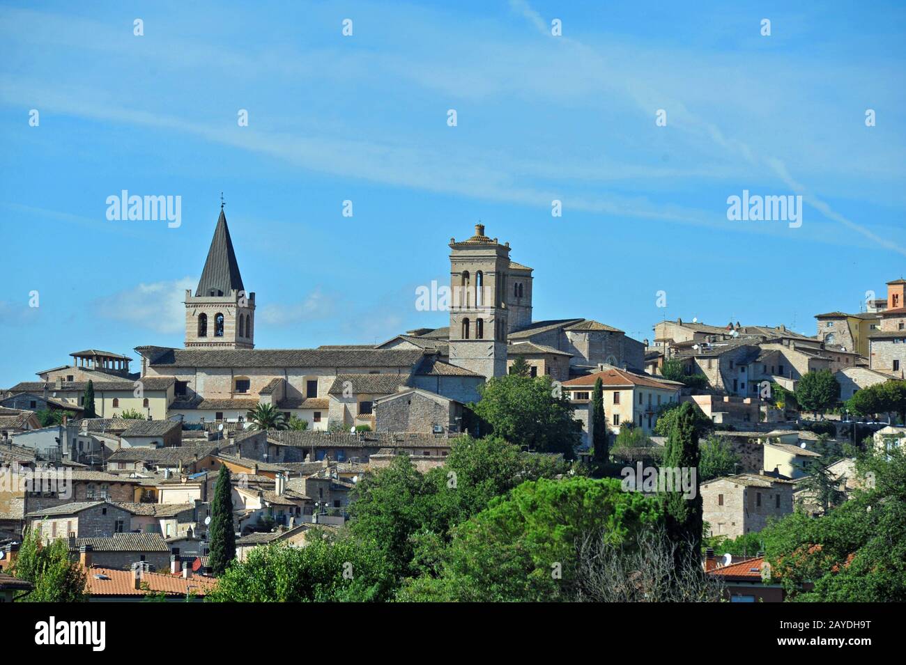 Spello in Italia Foto Stock